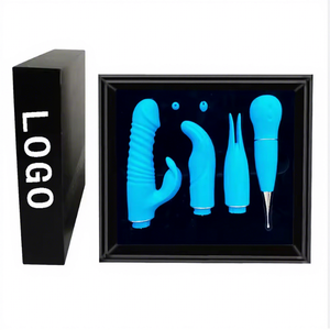 Set Vibratore Premium 4-<span class=keywords><strong>in</strong></span>-1 per Donne, Impermeabile Ricaricabile, Stimolatore Clitorideo e del Punto G, Lussuoso Kit Regalo di Giocattoli per Adulti - Product Image 1