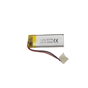ชุดแบตเตอรี่ลิเธียมไอออนโพลิเมอร์แบบชาร์จไฟได้301745 901745 501475 401745 3.7V 200mAh - Product Image 1