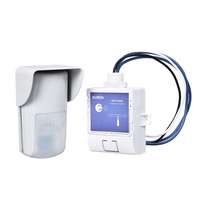Kit de Luces LED Inteligentes para Exteriores SUREN OLCK-300R2, Impermeables IP65, Rango de Detección de 10 m, Sensor de Movimiento PIR Inalámbrico de Doble Elemento, 3-5