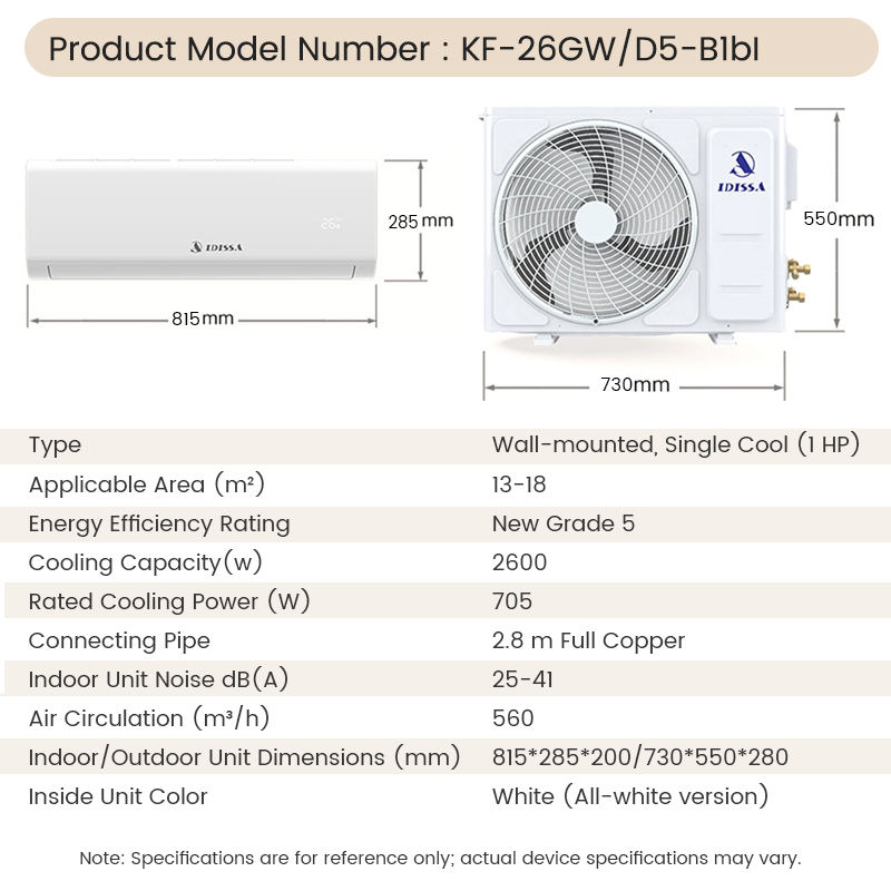 Frequenza fissa 9000BTU