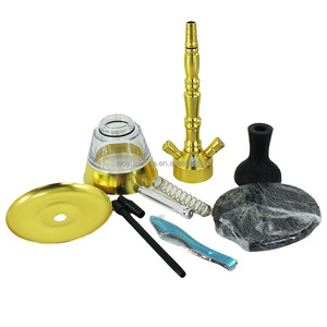Cachimba Pequeña de Aluminio con Base Acrílica y 1 Manguera, <span class=keywords><strong>Precio</strong></span> de Fábrica - Product Image 5
