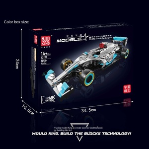 Yuxing 13171 Loạt Quy Mô 1:8 Nhựa Xây Dựng Khối Thiết Lập Mercedes <span class=keywords><strong>F1</strong></span> Racing Mô Hình Xe Quà Tặng Cho Racing Chàng Trai - Product Image 4
