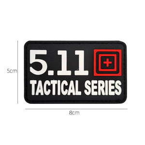 Parche 3D de PVC de goma suave, insignia táctica con ganchos, suministro inmediato - Product Image 2