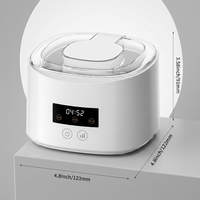 Nettoyeur ultrasonique UVA+UVC pour bijoux, montres, prothèses dentaires, aligneurs, gouttières et protège-dents en ABS