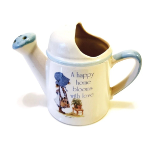 Tazas Blancas <span class=keywords><strong>Holly</strong></span> <span class=keywords><strong>Hobbie</strong></span> y Regadera de Porcelana - Product Image 5