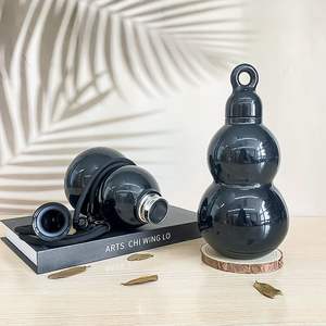 Nouvelle conception de thermos à double paroi en forme de <span class=keywords><strong>gourde</strong></span>, en acier inoxydable, isolé - Product Image 3