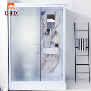 Cbox-sanitario portátil de lujo, baño pequeño todo en uno con ducha prefabricada - Product Image 1