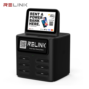 Estação de Carregamento de Power Bank para Aluguel com 6 Slots e Múltiplas Portas USB para Máquinas de Venda e Serviços de Compartilhamento - Product Image 1