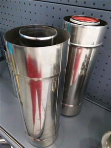 Sistema de Tubería de <span class=keywords><strong>Chimenea</strong></span> Coaxial de Doble Pared de Acero Inoxidable, <span class=keywords><strong>Tubo</strong></span> de Ventilación de Escape para Calderas, 60 <span class=keywords><strong>mm</strong></span>, <span class=keywords><strong>100</strong></span> <span class=keywords><strong>mm</strong></span> - Product Image 2