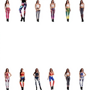 LENDENT High Waist Seamless Full Length <b>Leggings</b> Solid <b>Black</b> Spandex Nylon Four-Way Stretch Quick Dry Comfortable Pockets Butt - Product Image 5