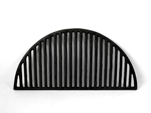 Grille de cuisson en fonte <span class=keywords><strong>pour</strong></span> barbecue de <span class=keywords><strong>camping</strong></span> en plein air de 18 pouces, plaque de cuisson en fonte demi-lune <span class=keywords><strong>pour</strong></span> Kamado - Product Image 6