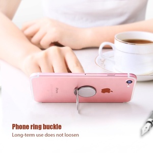 Support de <span class=keywords><strong>t</strong></span>éléphone portable magnétique ultra-fin <span class=keywords><strong>en</strong></span> métal de luxe avec anneau rotatif à 360° pour <span class=keywords><strong>t</strong></span>éléphones mobiles - Product Image 4