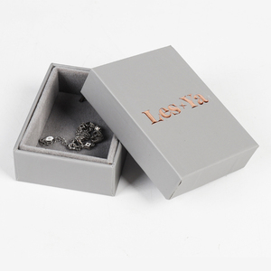 Wholesale custom rectangle bracelet necklace gift box cardboard jewelry packaging box with lid