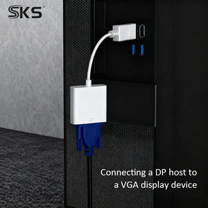 Adaptador DP <span class=keywords><strong>a</strong></span> VGA Macho-Hembra 4K 1080P Full HD con Carga Rápida para <span class=keywords><strong>PC</strong></span>, Laptop, MacBook, Impresora, Monitor, Proyector, TV - Product Image 2