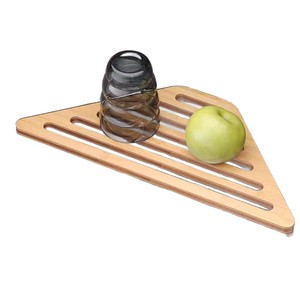 Wooden <b>Draining</b> <b>Rack</b> For Kitchen And Bathroom Quick Dry Desktop Square Shape LY 2581 - Product Image 1