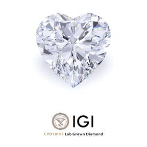 Оптовая продажа IGI сертифицированного сердца разрезать лаборатории выращивается алмаз 1ct 2ct 3ct HPHT CVD лаборатории алмаз - Product Image 1