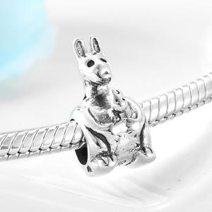 Mặt Dây Chuyền Bạc Ý 925 Thật Hình Thú Chó Mèo, Hạt <span class=keywords><strong>Charm</strong></span> Phù Hợp Với Vòng Tay Nữ Chính Hãng, Hạt Trang Sức Thời Trang, Làm Trang Sức Bán Buôn - Product Image 4