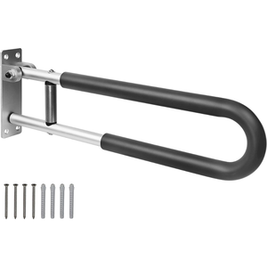 Barre d'appui pliable rembourrée pour toilettes 58 cm (x1 unité), PEPE P30027 Barre de soutien WC - Product Image 1