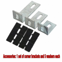 Support d'angle en L traditionnel galvanisé, fixation de surface plane, pour porte et fenêtre, antirouille, installation à 90 degrés, dédié