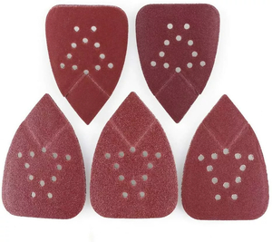 Lokale Voorraad In Ons-50 Stuks 5-1/4 "X <span class=keywords><strong>3</strong></span>-<span class=keywords><strong>3</strong></span>/4" Muis Schuurmachine Schuurpapier Detail Schuurpads Haak Lus 60-220grit Schuurschijven - Product Image 1