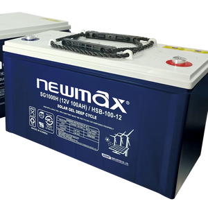 NEWMAX SG1000H 12V 100Ah GEL Deep Cycle VRLA Solar Lead Acid Battery High Performance for Solar System UPS Inverter - Product Image 1