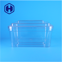 Conteneur en plastique PET transparent de qualité alimentaire pour bonbons, biscuits, gâteaux, fruits frais, desserts, emballage OEM ODM, fournisseur personnalisé, sans BPA