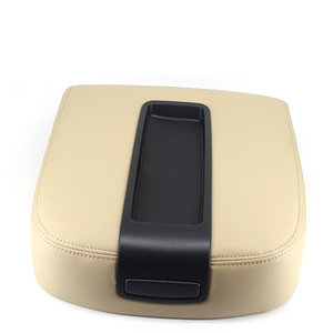 Cubierta de Reposabrazos Central para Chevrolet GMC, Caja de Almacenamiento de Cuero Color Bronceado para Consola Delantera - Product Image 4