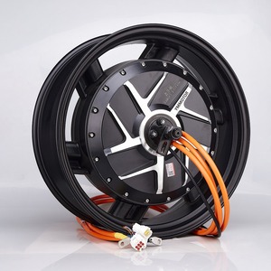 Moteur de moyeu BLDC pour moto, 17 pouces - 6.0, pour pneu large, vente chaude usine, modèle Lux avec jante nue - Product Image 4