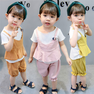 Último Diseño en Ropa Infantil para Niñas, Conjunto de Camiseta y Pantalones Cortos para Niñas, Compras en Línea en Taiwán - Product Image 5