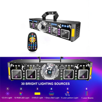 Offre Spéciale 65W RGB + UV LED Stage Lights Disco Ball Lampe UV avec 96 modèles Lumières de fête pour Bar Discothèques Spectacles en direct