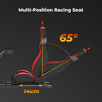 Support de volant de course pour Logitech G923/G920/G29 Simulateur de conduite en acier robuste Cockpit-Thrustmaster