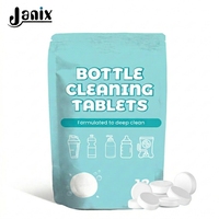 Tablettes de nettoyage pour bouteilles écologiques et biodégradables CE, tablettes de nettoyage pour bouteilles d'eau en acier inoxydable