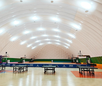 Domo de PVDF de la mejor calidad con soporte de aire para cancha deportiva multiusos
