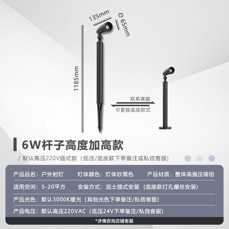 Insert pôle haut 6W