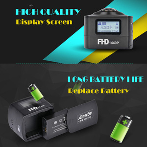 360 độ đầy đủ kích thước Wifi hành động thể thao máy ảnh toàn cảnh Video & không thấm nước cho lặn leo VR tương thích - Product Image 4