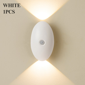 Lámpara de pared magnética LED moderna, luz con <span class=keywords><strong>Sensor</strong></span> de cuerpo humano, luz nocturna recargable por USB para sala de estar, escalera de noche - Product Image 6