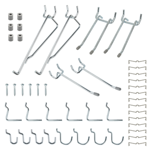OEM 20PC <b>hook</b> set Vietnam Origin <b>Hooks</b> & <b>Rails</b> Pegboard Mounted Flexible Industrial Style 280mm*115mm*35mm - Product Image 4