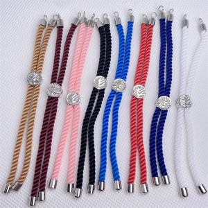 <span class=keywords><strong>Handmade</strong></span> màu đen và đỏ Bohemian phong cách rope vòng đeo tay thời trang tự làm đồ trang sức cho Christian may mắn chủ đề chuỗi - Product Image 4