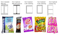 Pochette debout d'étanchéité à trois côtés faisant la Machine fermeture éclair Mylar sac à fermeture éclair sacs Machine fabricant Machine support de moteur en plastique