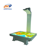 Projection holographique 3d avec bac à sable animé Projection interactive de table de sable d'intérieur pour aire de jeux pour enfants