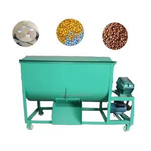 0.5 ton/hour poultry livestock horizontal feed powder mixer feed processing machines HJ-G005