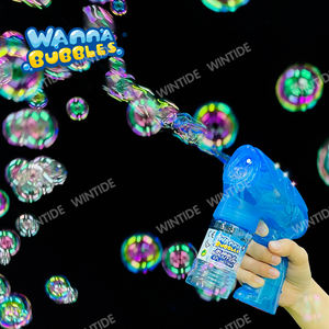 Hot Selling Electric LED Light Up Bubble Guns With Sound Summer <strong>Toy</strong> For Kid Play - Product Image 3
