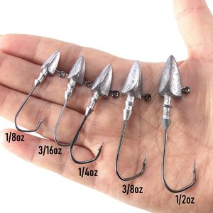 Têtes de jig de pêche anti-accrocs 5g-21g pour crappie, leurres bioniques en plomb à forte traction, vente en gros - Product Image 4