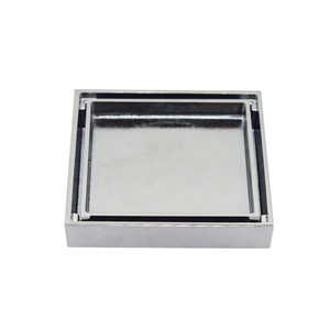 Ống thoát sàn đồng thau giá tốt nhất, lưới lọc tóc hình vuông, bộ lọc chất thải sàn - Product Image 2