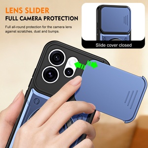 Funda Multifuncional para Teléfono con Anillo Magnético, Soporte Plegable para Teléfono, Carcasa Trasera de PC para OPPO A6X A6 Reno 15 Pro 15F 14F para Realme C85 - Product Image 5