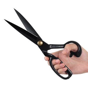 8inch màu đen chuyên nghiệp may kéo sắc nét Lưỡi Vải kéo thợ may - Product Image 1