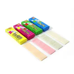 OEM Factory Direct Sale Fruity Flavor Bubble Gum Sweet Chewing Gum in Box and Bottle Packaging Cheap Price