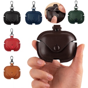 Étui pour écouteurs en cuir PU uni pour Apple <span class=keywords><strong>Airpods</strong></span> Pro 3 2025 housse de protection <span class=keywords><strong>Ultra</strong></span> légère pour Apple <span class=keywords><strong>Airpods</strong></span> Pro 3 2025 - Product Image 1
