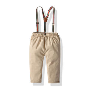 Ropa para Niños, Conjuntos de Camisa de Manga Larga para Niños, Pantalones Color Caqui para Bebés, Venta al Por Mayor - Product Image 6