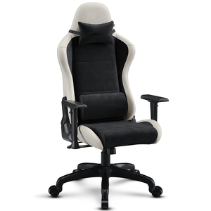 <span class=keywords><strong>Precio</strong></span> bajo Tela cómoda Oficina Silla <span class=keywords><strong>Gamer</strong></span> Computadora ajustable OEM Reclinable Barato al por mayor Silla de juego negra con brazos 2D - Product Image 2